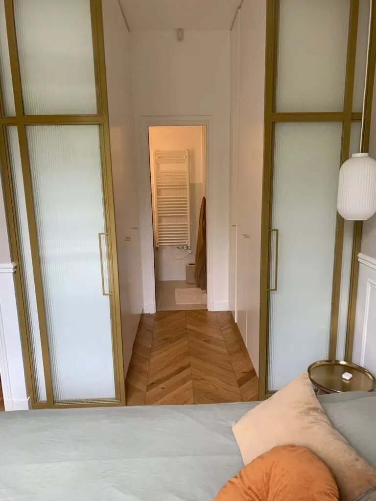 Pose d'une verrière dorée Paris